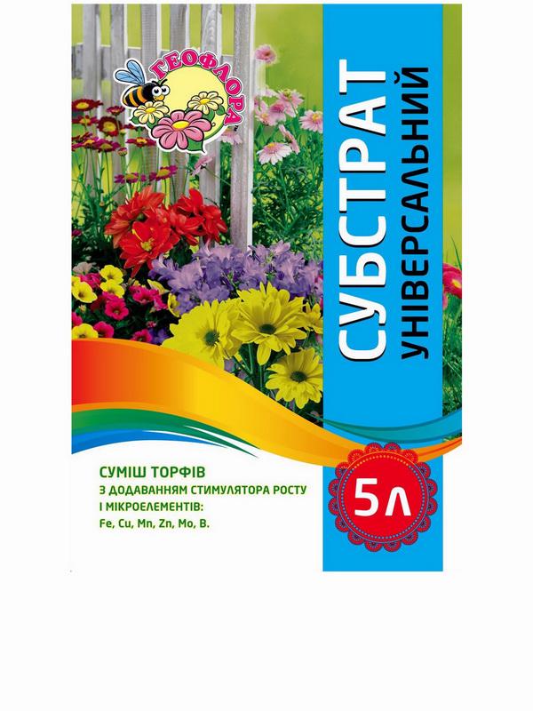 Грунт универсальный Геофлора 5 л Грунт универсальный Геофлора 5 л