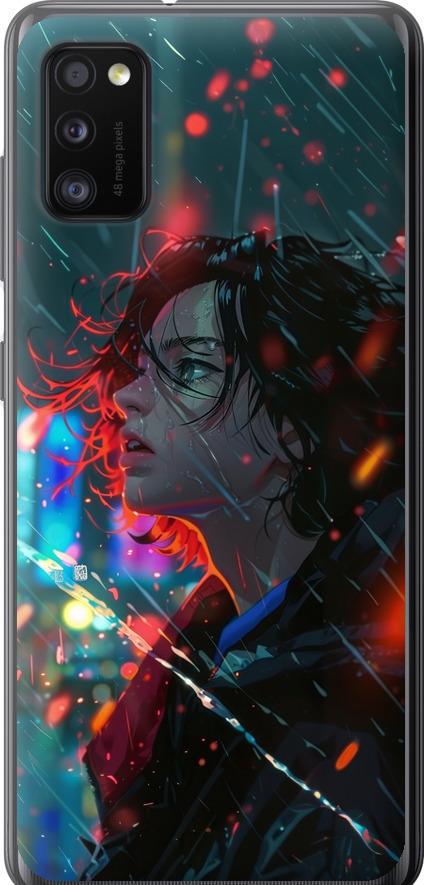 Чехол на Samsung Galaxy A41 A415F Ночные огни (6096t-1886-42517) Чехол на Samsung Galaxy A41 A415F Ночные огни (6096t-1886-42517)
