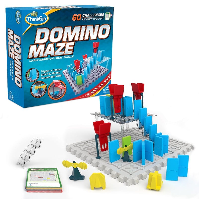 Настольная игра-головоломка Thіnkfun Домино лабиринт domino maze (76373)