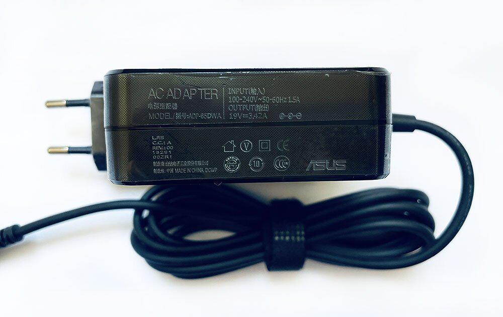 Блок питания для ноутбука Asus 65W 19V 3,42А 3,0x1,0 мм (03025) - фото 2