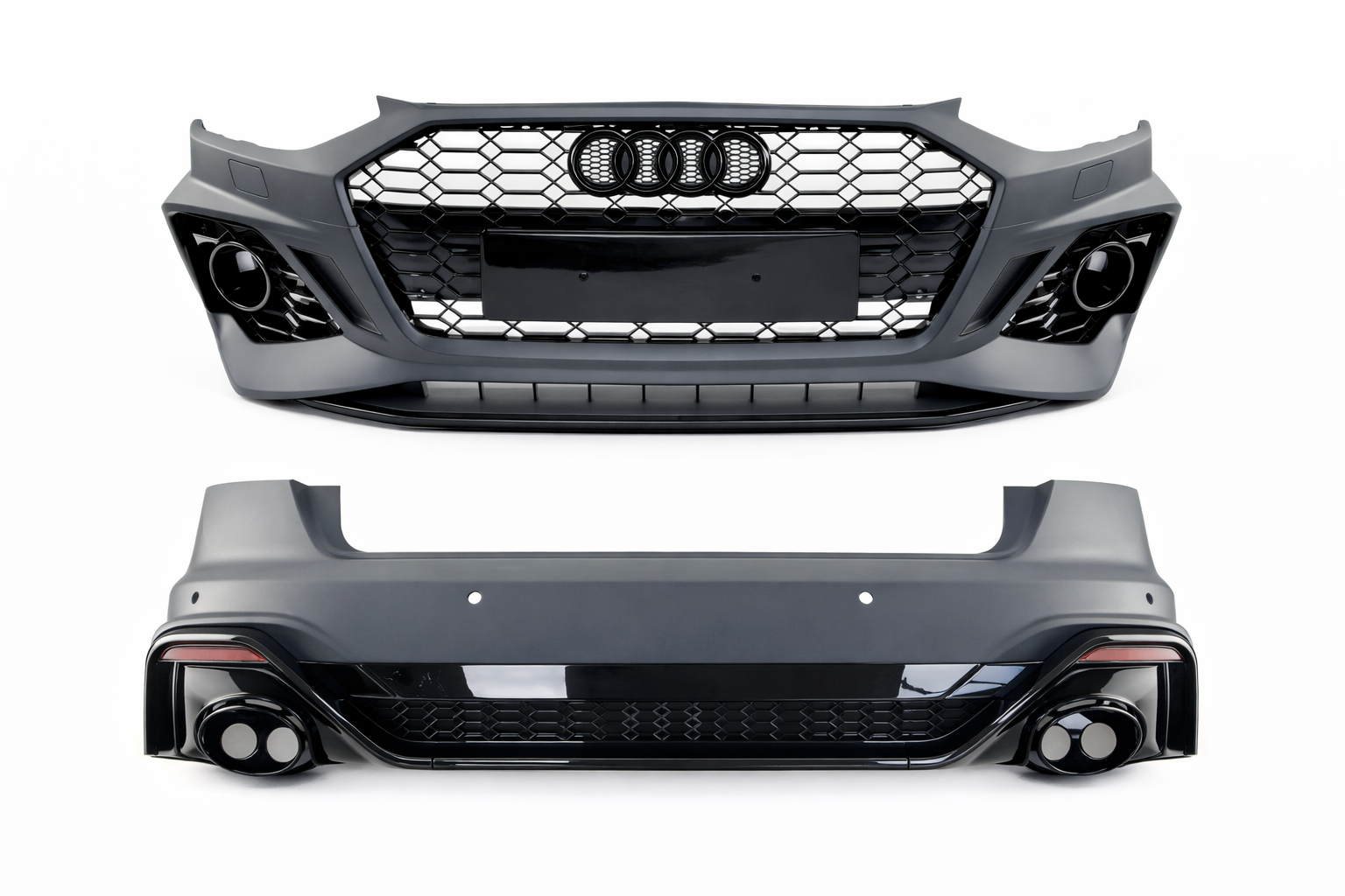 Комплект обвесов GT Tuning RS4-Style 2019-2024 для Audi A4 B9 2015-2024 гг. пластик под покраску (188528)