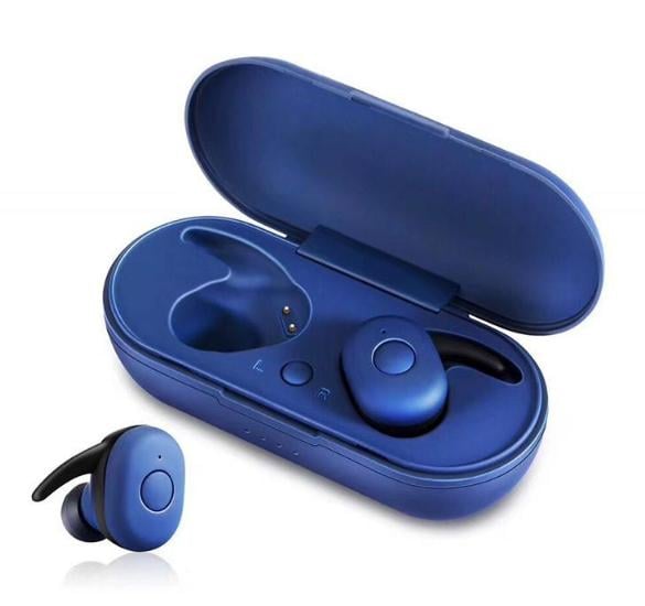 Беспроводные наушники DT1 TWS Bluetooth с кейсом Blue