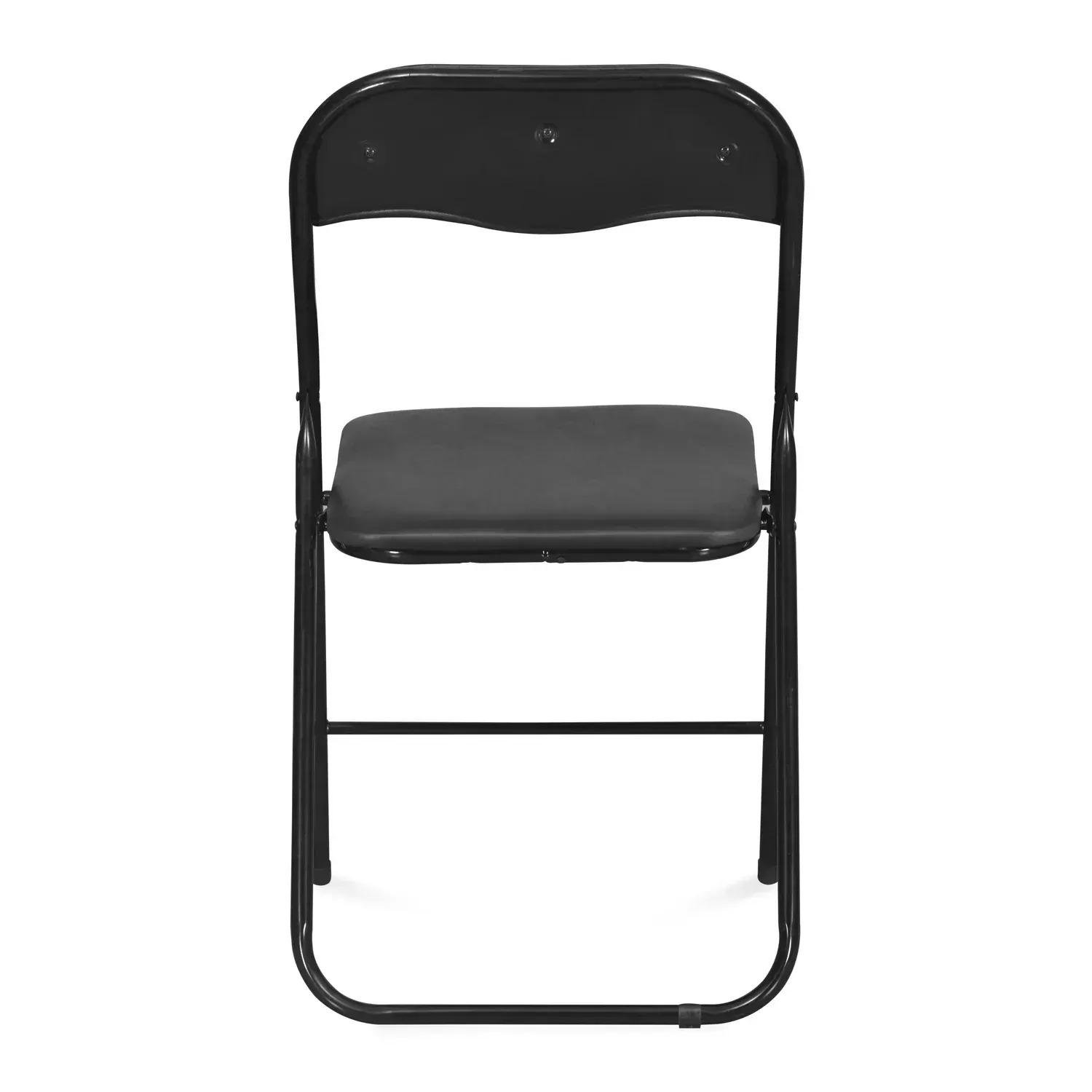 Стілець складаний TIKO Intarsio екокожа/метал Чорний (28710776) - фото 5 Стілець складаний TIKO Intarsio екокожа/метал Чорний (28710776) - фото 5