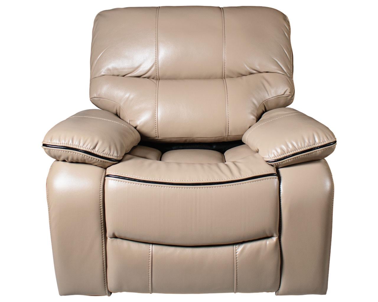 Кресло реклайнер эко-кожа Коричневый (25239194)