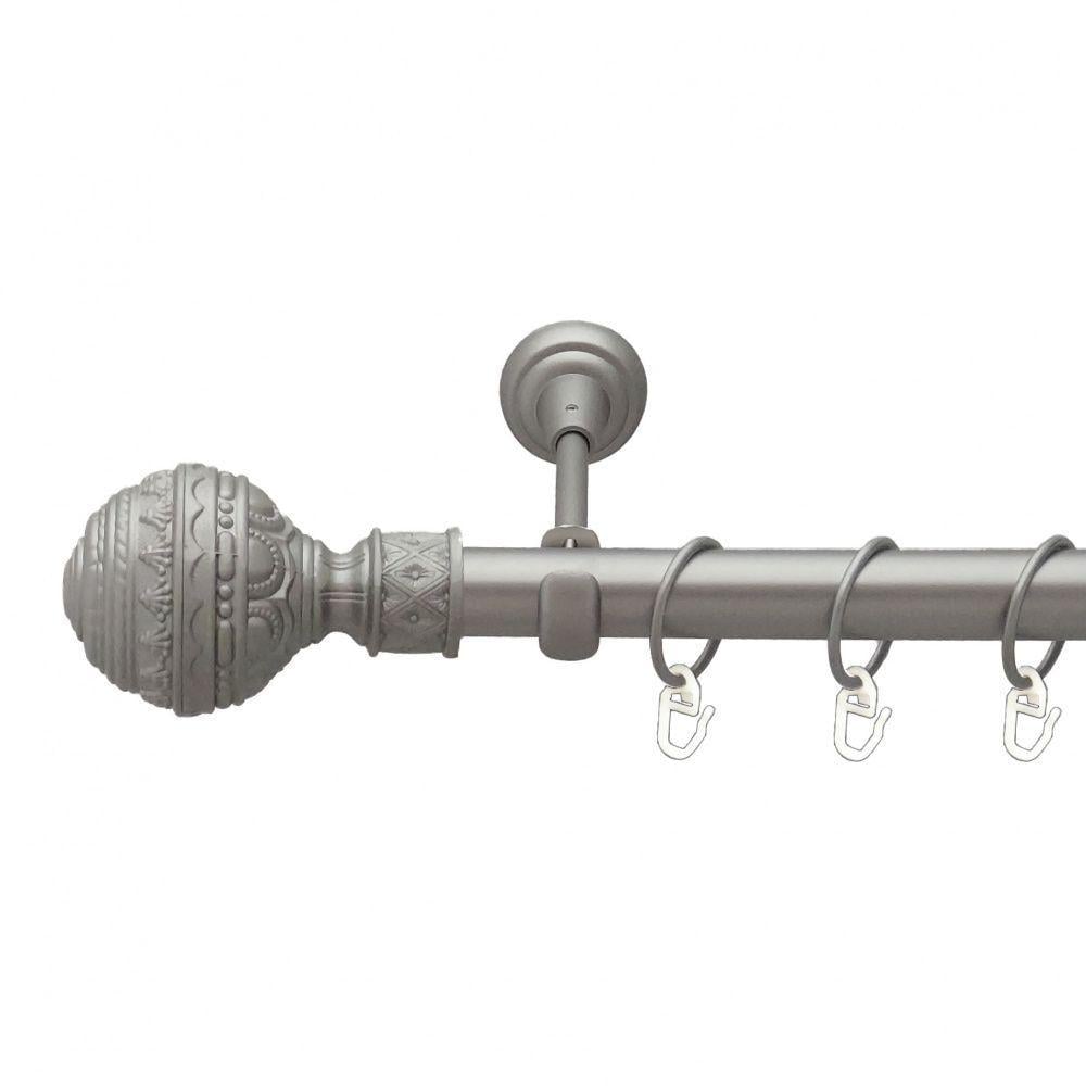 Карниз для штор Orvit Арабеска однорядний гладкий 25 мм 300 см Сатин (6322006)