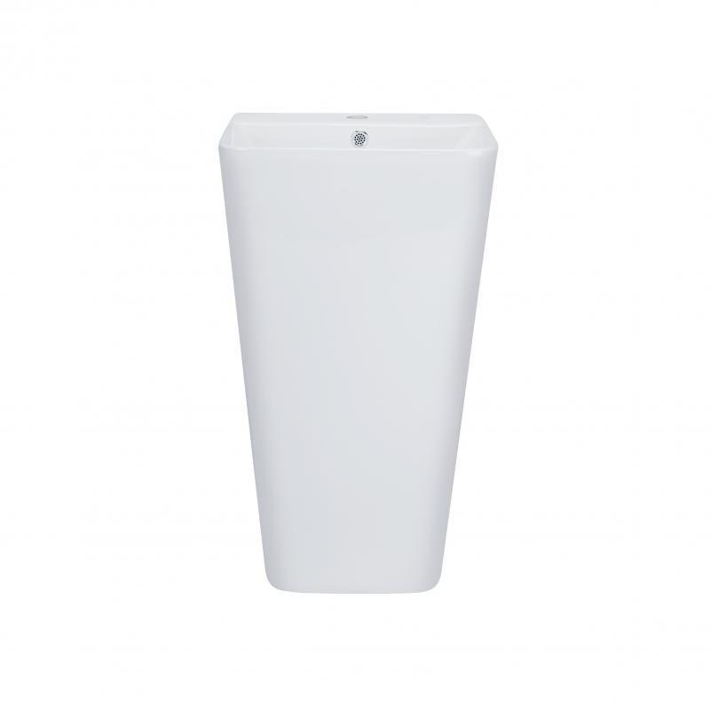 Раковина напольная Q-tap Tern с донным клапаном QT1711G302W (14034)