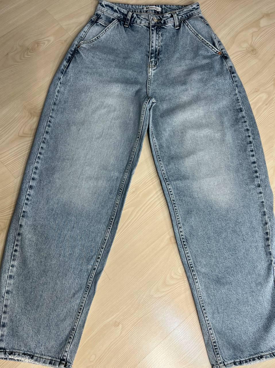 Джинси жіночі Mikaletta 9505 SKATER BALON jeans широкий крій банани косі кишені р. 29 Блакитний (3859) - фото 7 Джинси жіночі Mikaletta 9505 SKATER BALON jeans широкий крій банани косі кишені р. 29 Блакитний (3859) - фото 7