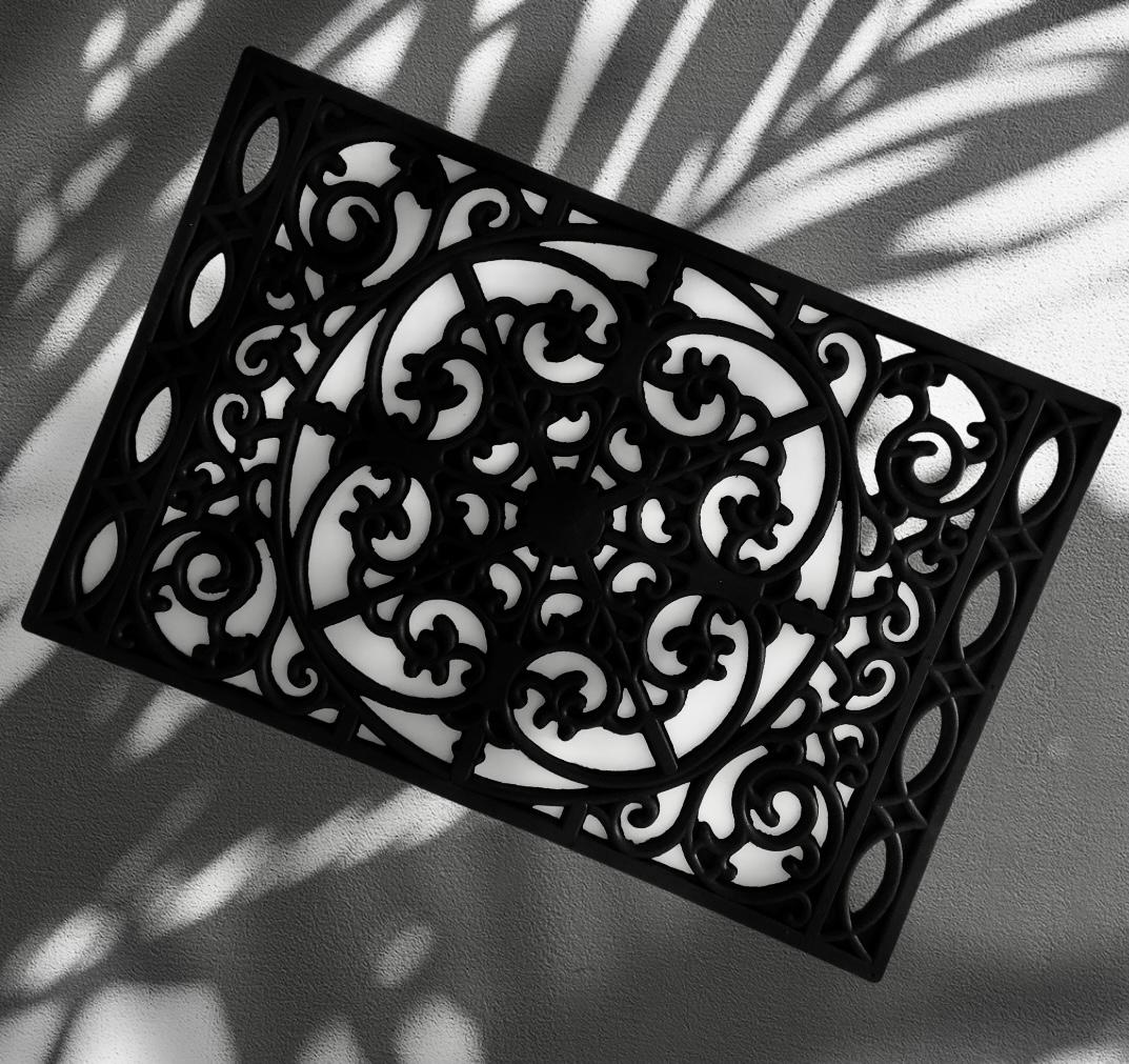 Коврик на порог Монако резиновый ажурный 460х600 мм - фото 2 Коврик на порог Монако резиновый ажурный 460х600 мм - фото 2