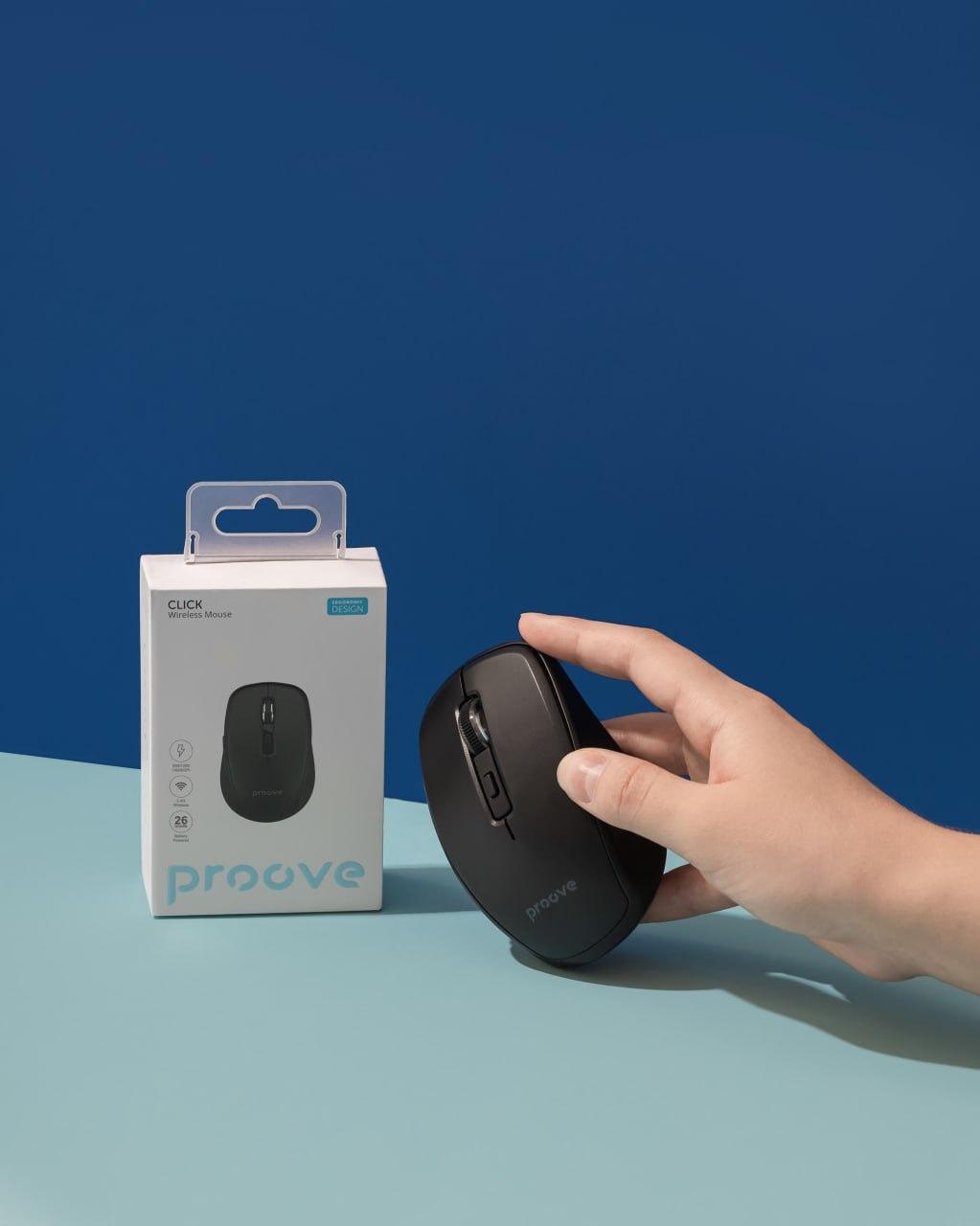 Мышь беспроводная Proove Click Black - фото 3 Мышь беспроводная Proove Click Black - фото 3