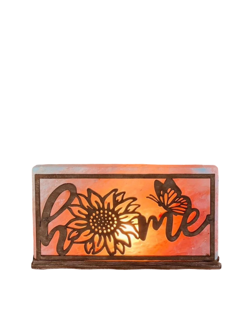 Соляна лампа Квітка (П4К-bahmut-008)