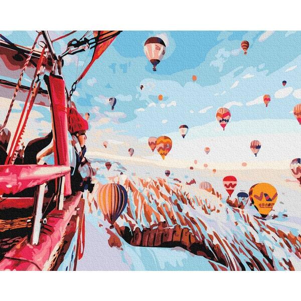 Картина по номерам Brushme GX32637 Шары зимней Каппадокии 40x50 см (1358130183)