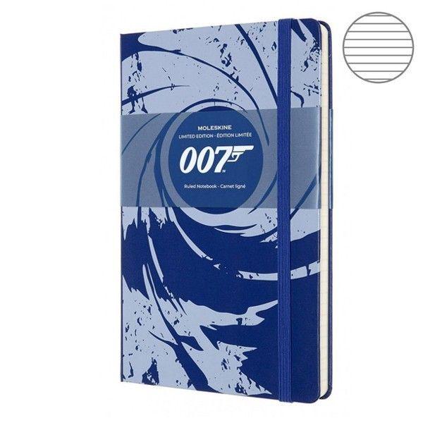 Блокнот Moleskine James Bond средний Синий (LEJB02QP060B) - фото 2