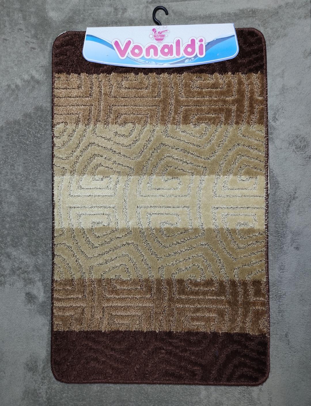 Набір турецьких килимків у ванну кімнату 100х60/60х50 см (68751)