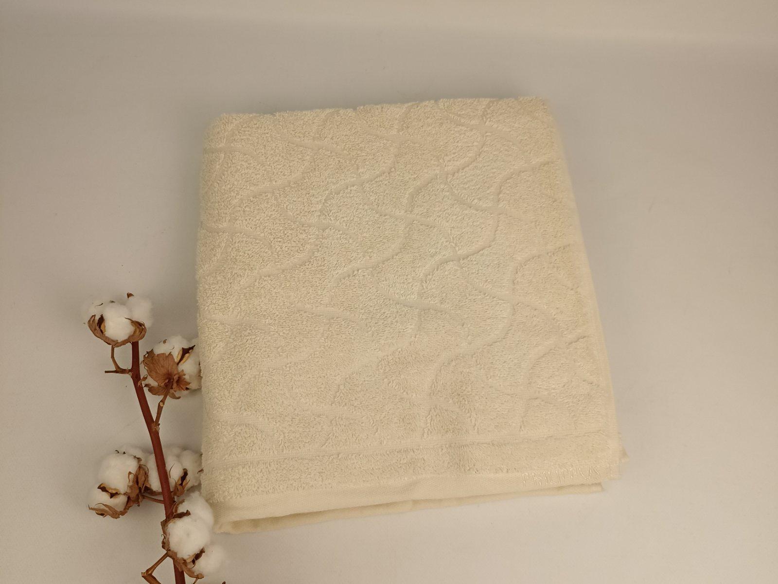 Полотенце Philippus Cosmos Cross Cotton 70х140 см Молочный (A459)