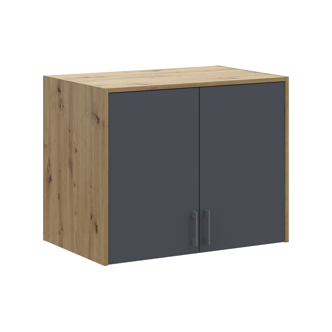 Антресоль висока Doros Ронді 2 ДСП 82х52х65 см Дуб Артізан/Графітовий (41516180) - фото 3 Антресоль висока Doros Ронді 2 ДСП 82х52х65 см Дуб Артізан/Графітовий (41516180) - фото 3