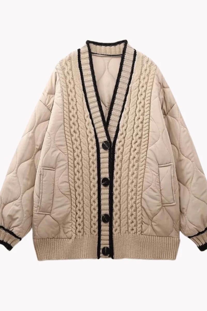 Жіноча кофта L-XL Бежевий (191888) - фото 5 Жіноча кофта L-XL Бежевий (191888) - фото 5