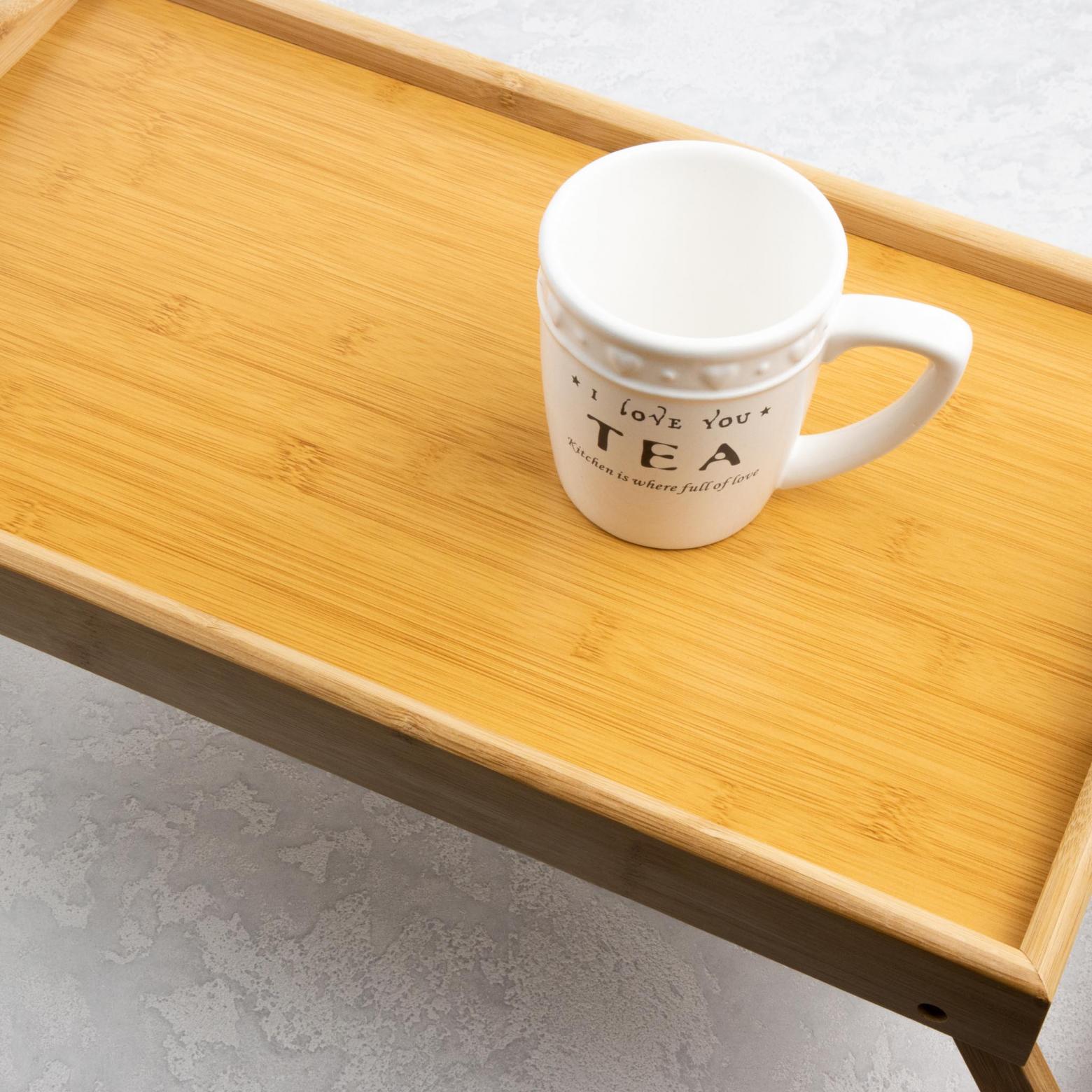 Бамбуковый столик Elisey для завтрака (8509-001) - фото 2 Бамбуковый столик Elisey для завтрака (8509-001) - фото 2