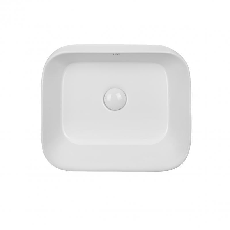 Раковина-чаша Q-tap Scorpio с донным клапаном White QT14112242W