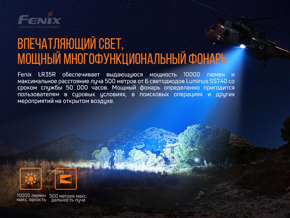 Ліхтар ручний Fenix LR35R (atlantmarket_50664) - фото 8