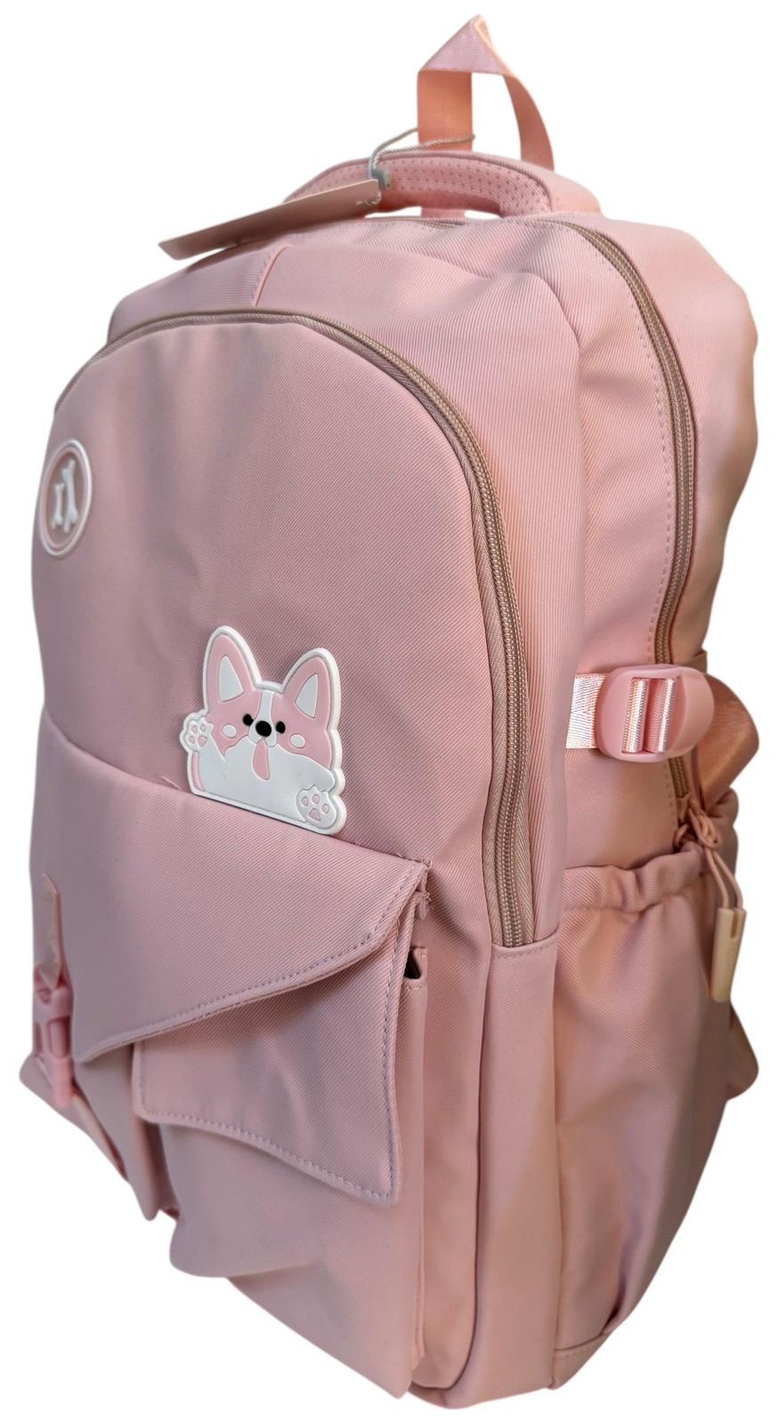 Рюкзак шкільний з трьома відділеннями Рожевий (7002P) - фото 4 Рюкзак шкільний з трьома відділеннями Рожевий (7002P) - фото 4