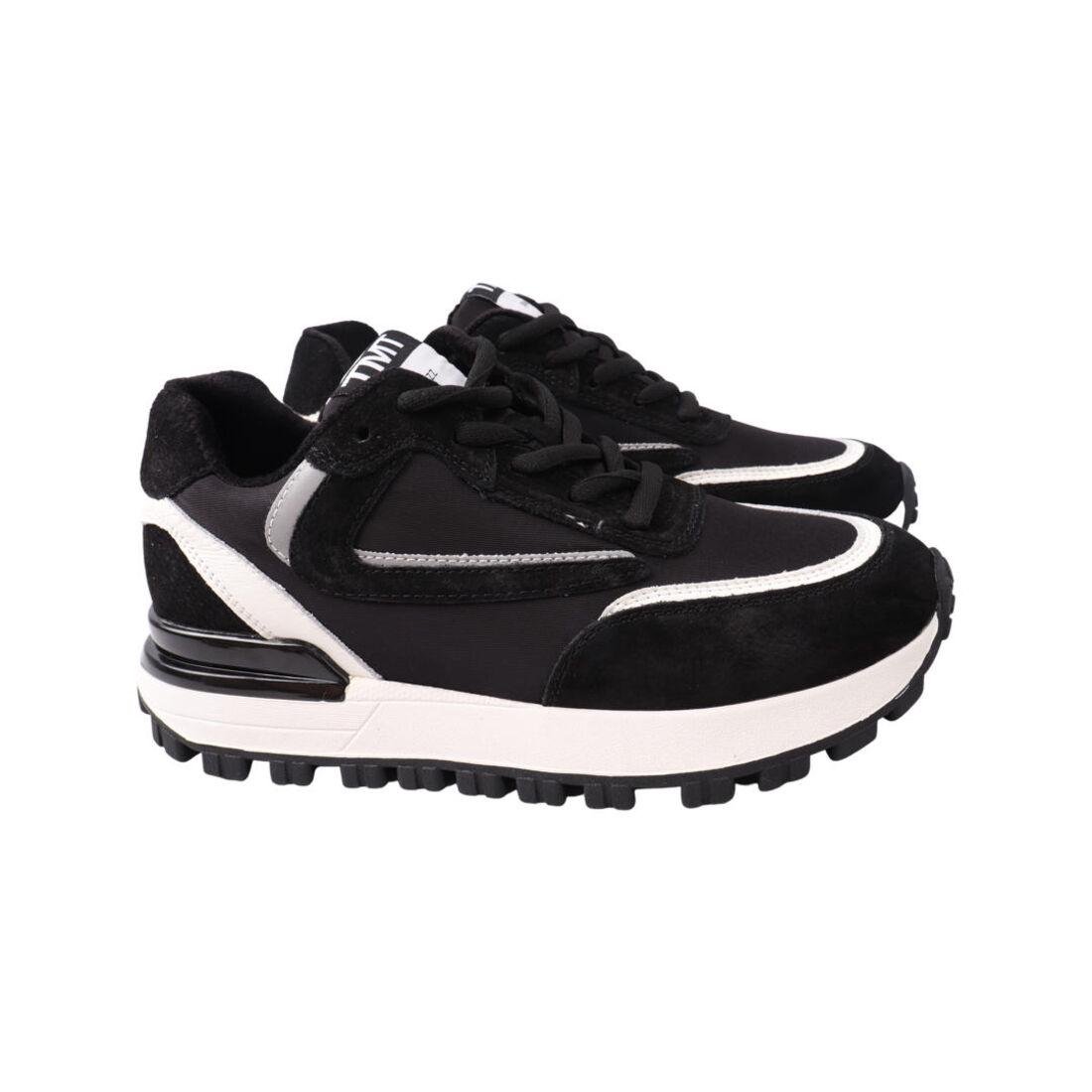 Кроссовки женские Li Fexpert текстиль Черный (681-21DK 37)