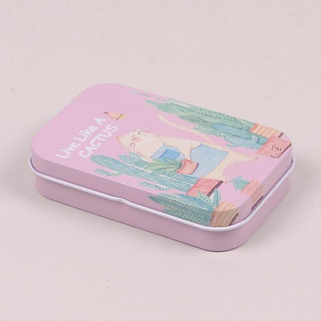 Коробочка металлическая Flora Кактусы (25300)