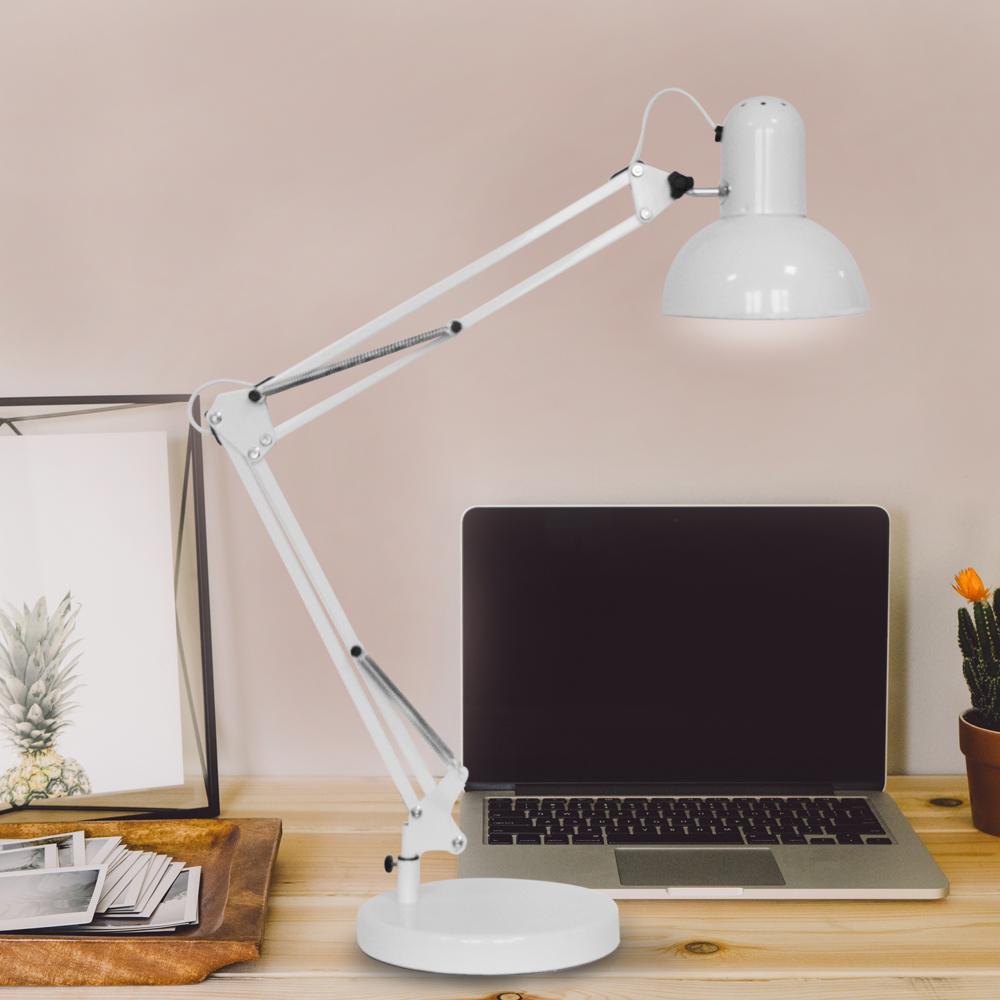 Настільний світильник ARDERO DE1430ARD на струбціні під лампу Е27 Білий - фото 6 Настільний світильник ARDERO DE1430ARD на струбціні під лампу Е27 Білий - фото 6