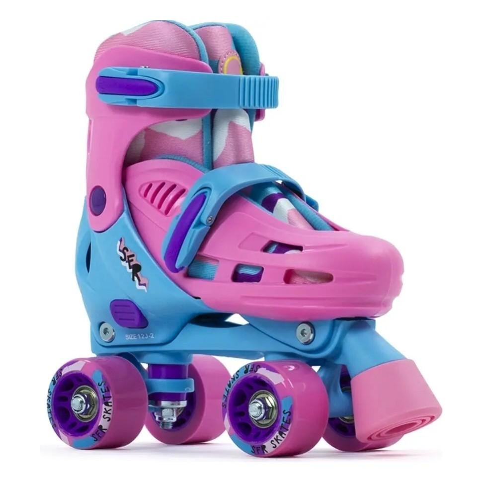 Ролики SFR Hurricane III р. 25,5-29 Pink/Blue