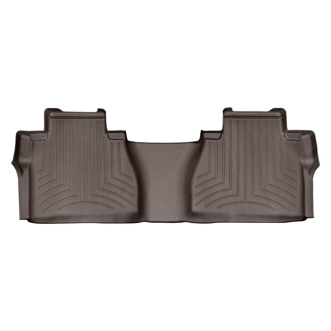 Коврики в салон WeatherTech для Toyota Tundra 2013 Double Cab A2 задние с бортиком Какао (477862)