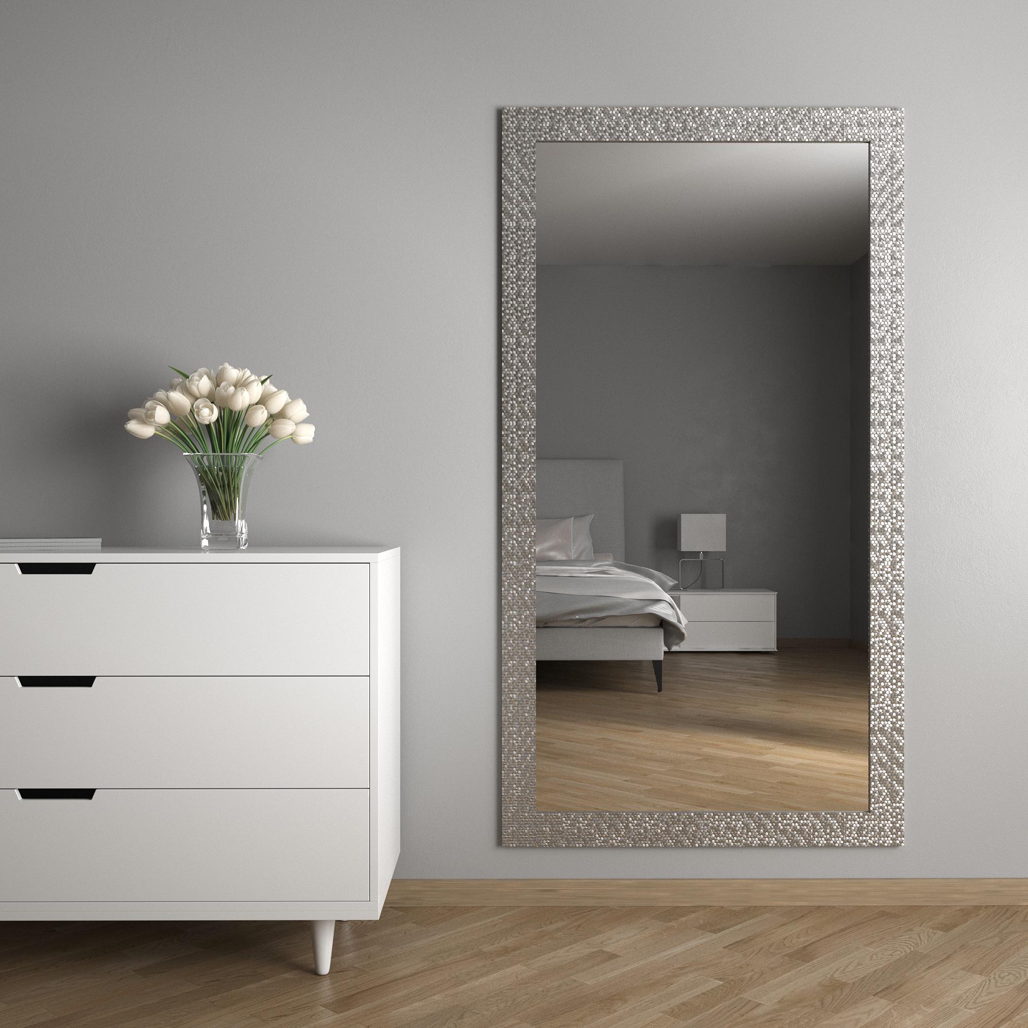 Зеркало на стену Black Mirror в полный рост 176х96 Серебро (8518А-420)