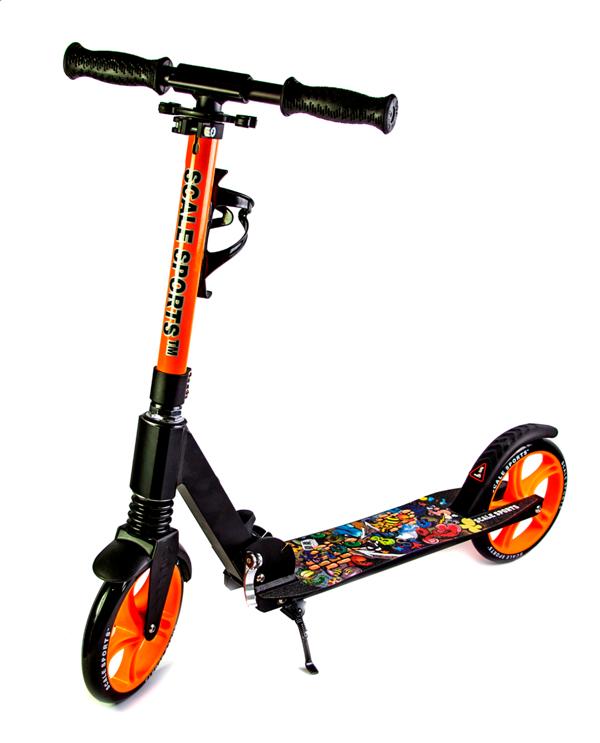 Самокат Scale Sports SS-15 двухколесный 200 мм Orange