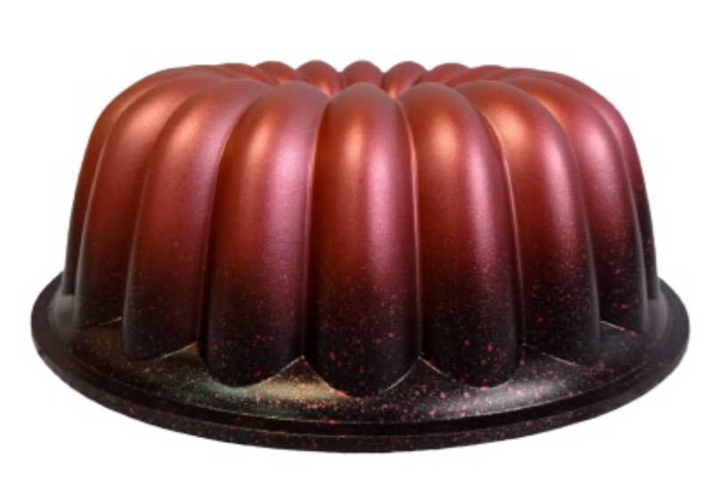 Форма для запікання кекса OMS з алюмінію з гранітним покриттям 24х9 см Червоний