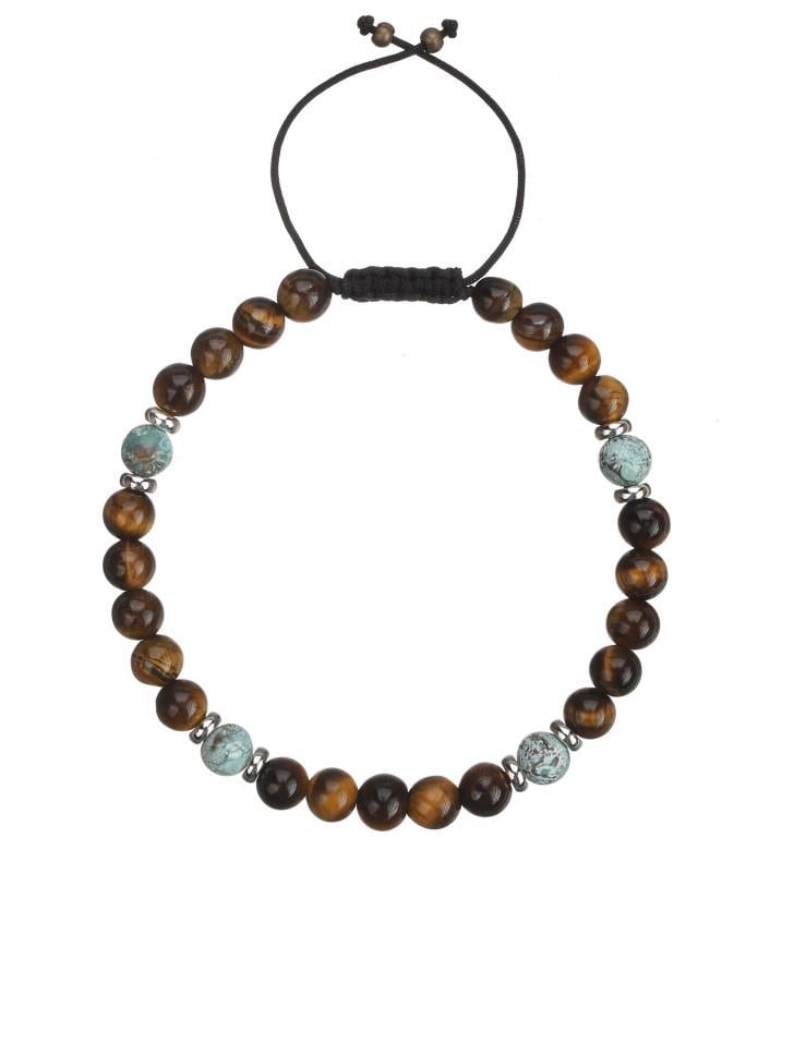 Браслет чоловічий із каменю (3463)