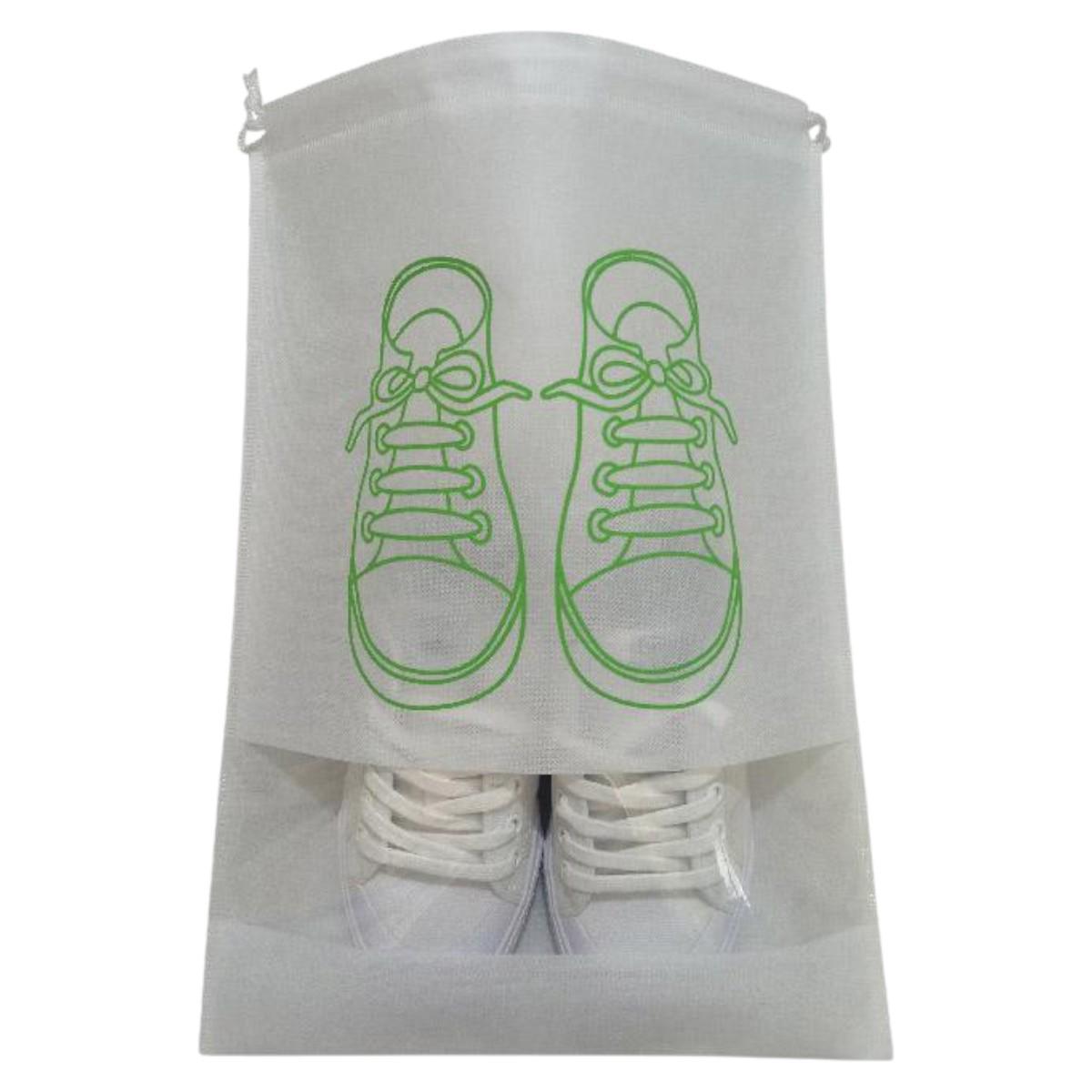 Чехол для хранения и перевозки обуви Shoe Bag на затяжках с окошком 32х44 см (WW58742-4) - фото 1 Чехол для хранения и перевозки обуви Shoe Bag на затяжках с окошком 32х44 см (WW58742-4) - фото 1