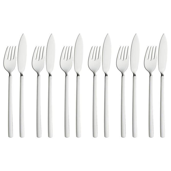 Набор столовых приборов для рыбы WMF Loft Cromargan protect® 12 пр.