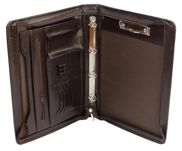 Папка деловая из искусственной кожи JPB Коричневый (super323_AK-12N brown)