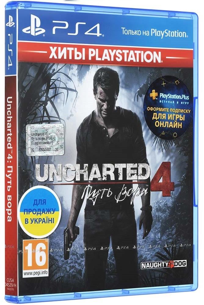 Игра Uncharted 4 Путь вора для PS4 Blu-ray (0306)