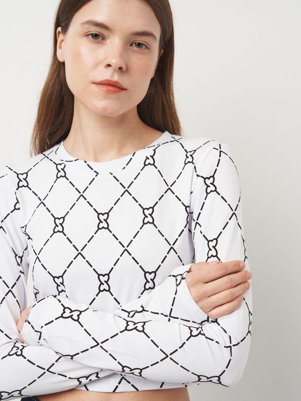 Футболка Forstime 795x01 довгий рукав жіноча M/L Білий (191972) - фото 3 Футболка Forstime 795x01 довгий рукав жіноча M/L Білий (191972) - фото 3