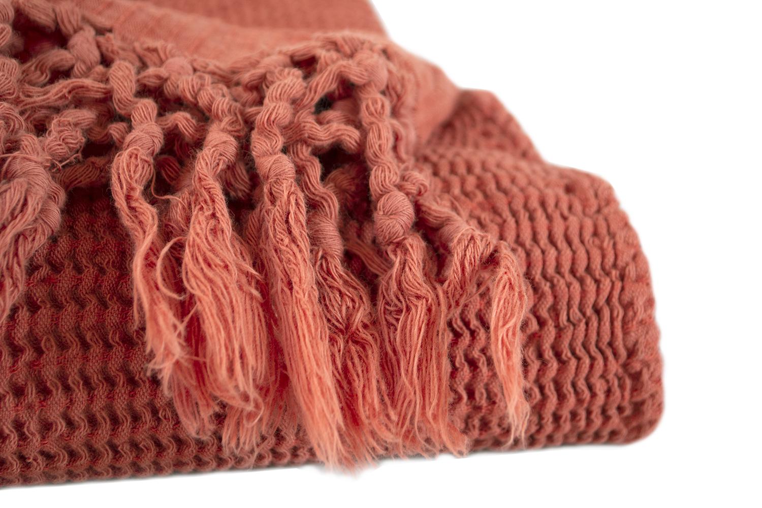 Плед Lotus Home Rius kiremit цегляний 130x170 см (svt-2000022331333) - фото 3 Плед Lotus Home Rius kiremit цегляний 130x170 см (svt-2000022331333) - фото 3