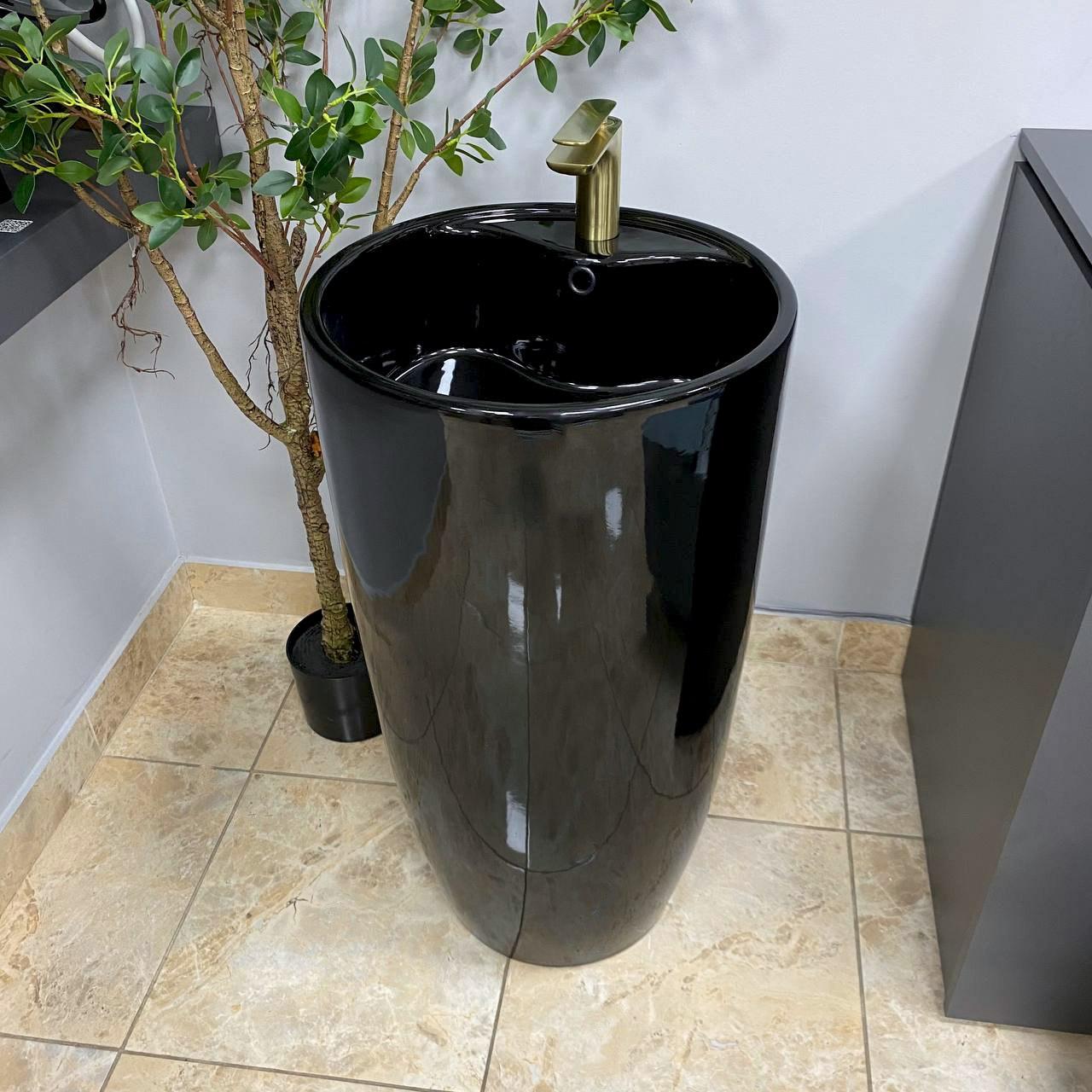 Умивальник VBI AGRIENTO підлоговий Black Glossy (2810367440)