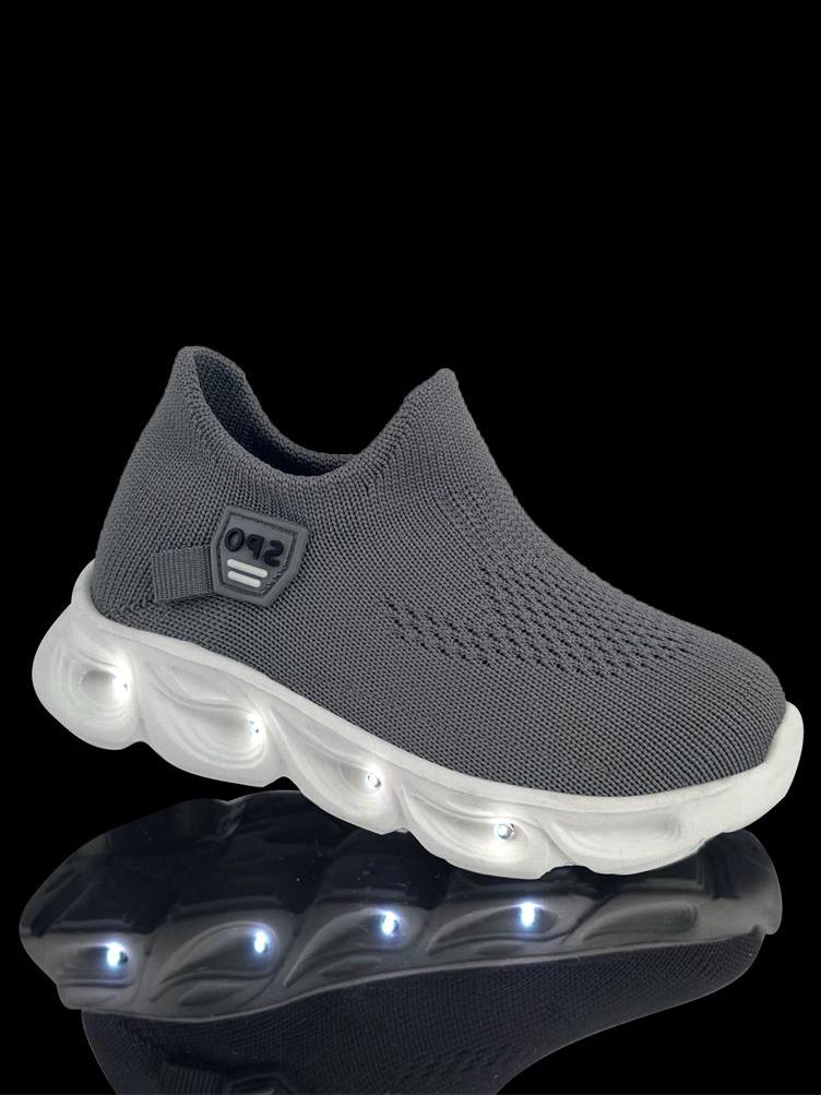 Кроссовки текстильные с LED подстветкой Jong Golf BN11411-2 р. 24 Графитовый - фото 2 Кроссовки текстильные с LED подстветкой Jong Golf BN11411-2 р. 24 Графитовый - фото 2