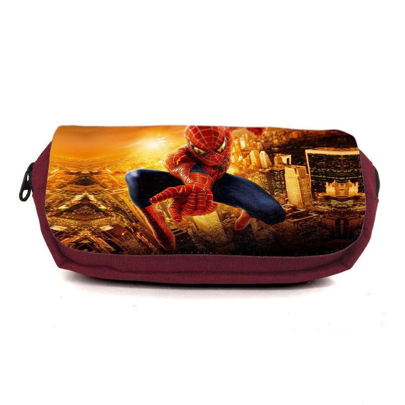 Пенал школьный Паук Spiderman-08 Бордовый (1559444059)