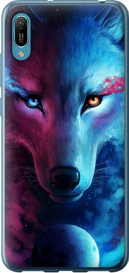 Чехол на Huawei Y6 2019 Арт-волк (3999u-1666-42517) Чехол на Huawei Y6 2019 Арт-волк (3999u-1666-42517)