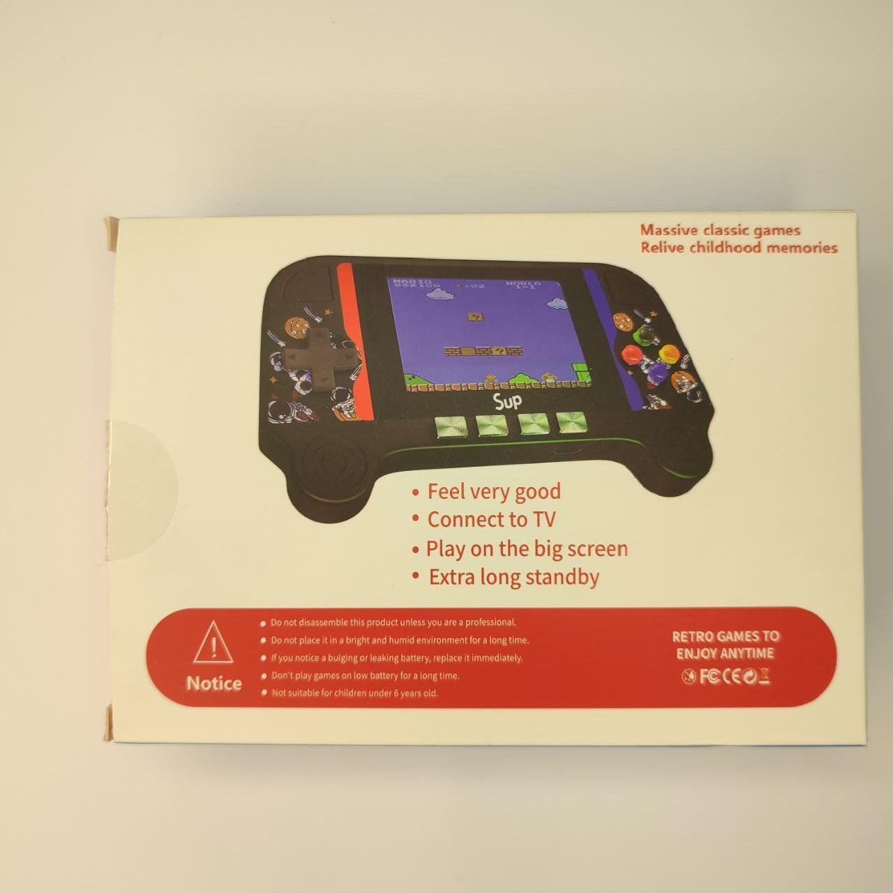 Ігрова консоль Sup Game Box Power 3,5" 16/8 Bit - фото 4