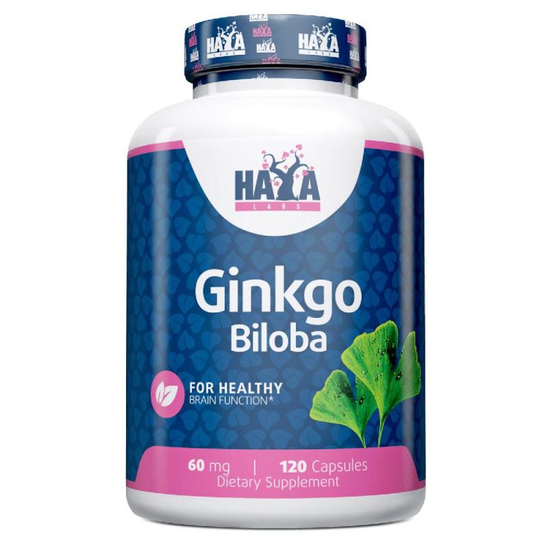 Гинко билоба Haya Labs гinkgo Biloba 60 mg 120 capsules