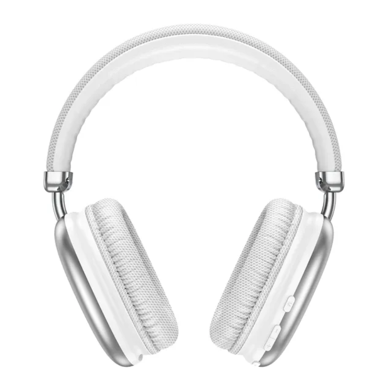 Навушники бездротові Hoco wireless headphones W35 BT5.3 AUX/TF 40h Silver - фото 3