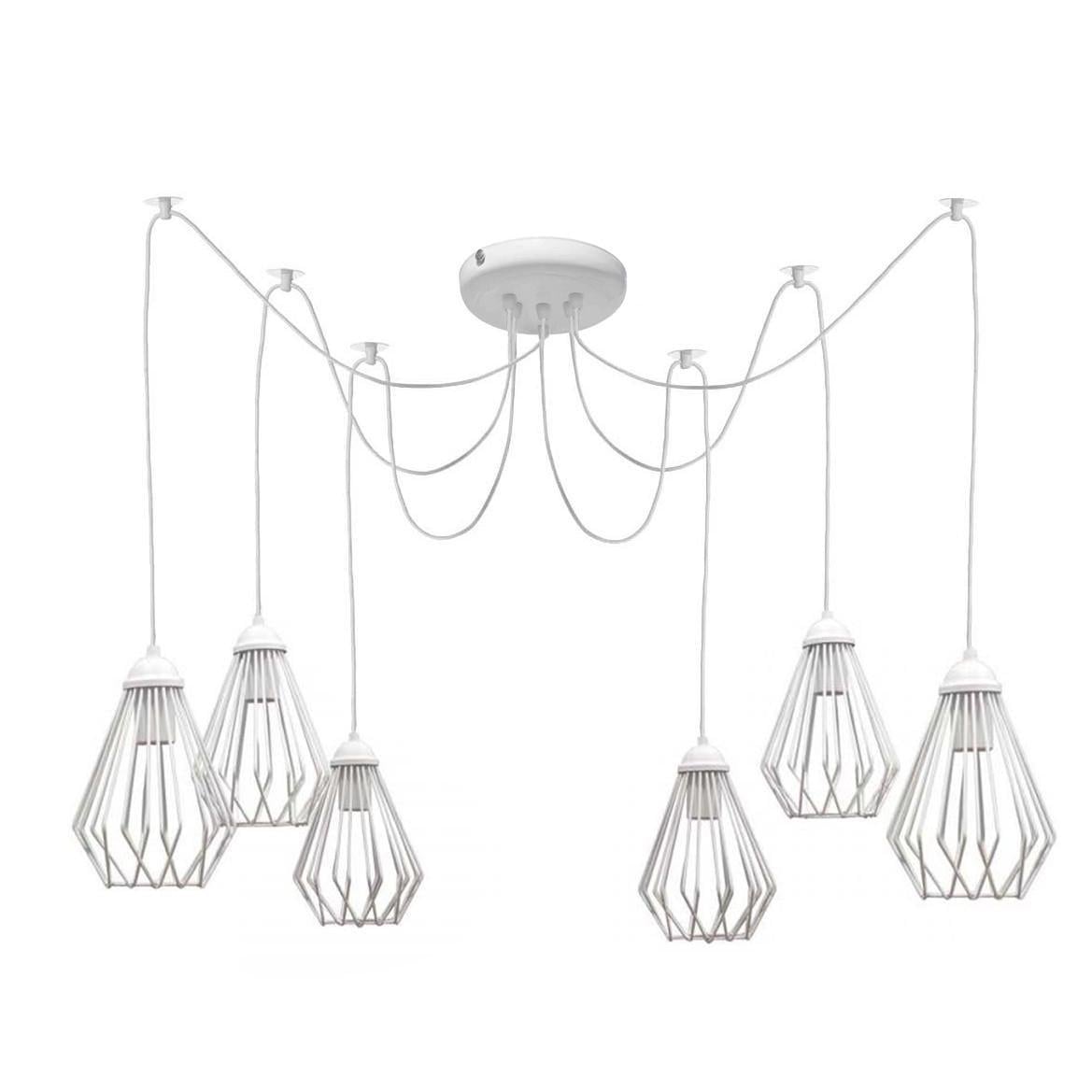 Люстра MSK ELECTRIC Silvia паук 6 плафонов (NL 05371-6 W)