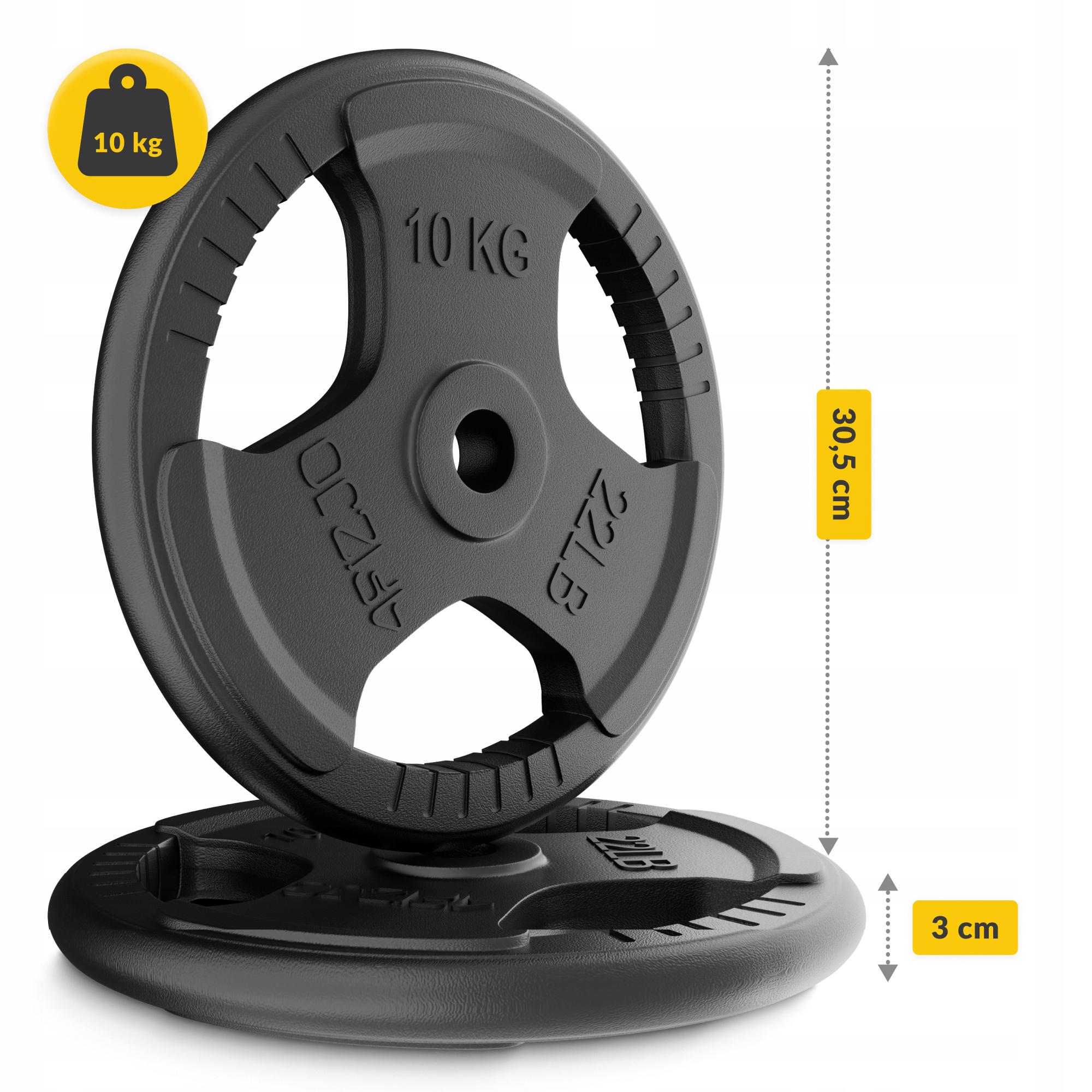 Диск металлический 4fizjo 2 x 10 кг 26 мм Black (P-5905973401388) - фото 3 Диск металлический 4fizjo 2 x 10 кг 26 мм Black (P-5905973401388) - фото 3