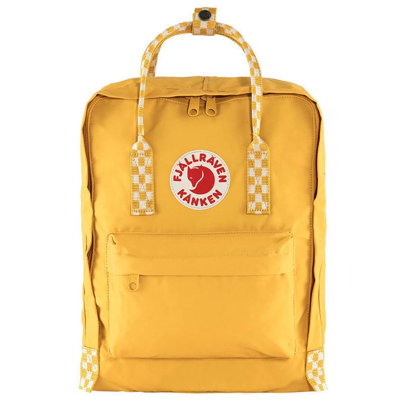 Городской рюкзак Fjallraven Kanken Ochre/Chess Pattern (23510.160-904)