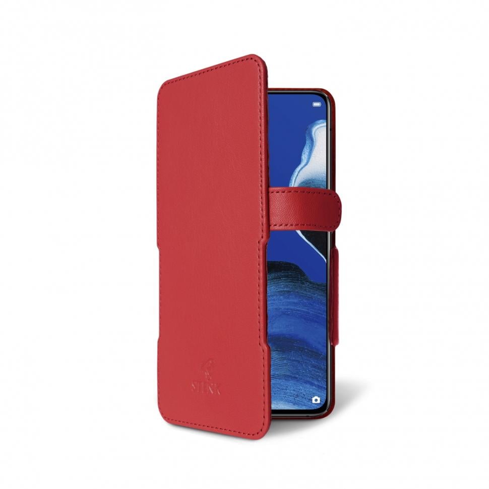 Чехол книжка Stenk Prime для OPPO Reno 2 Красный (66611)